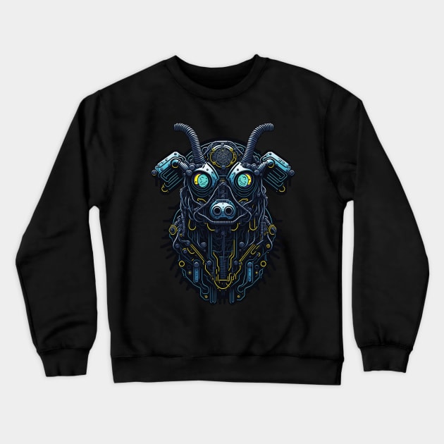 Electric Sheep Crewneck Sweatshirt by Houerd